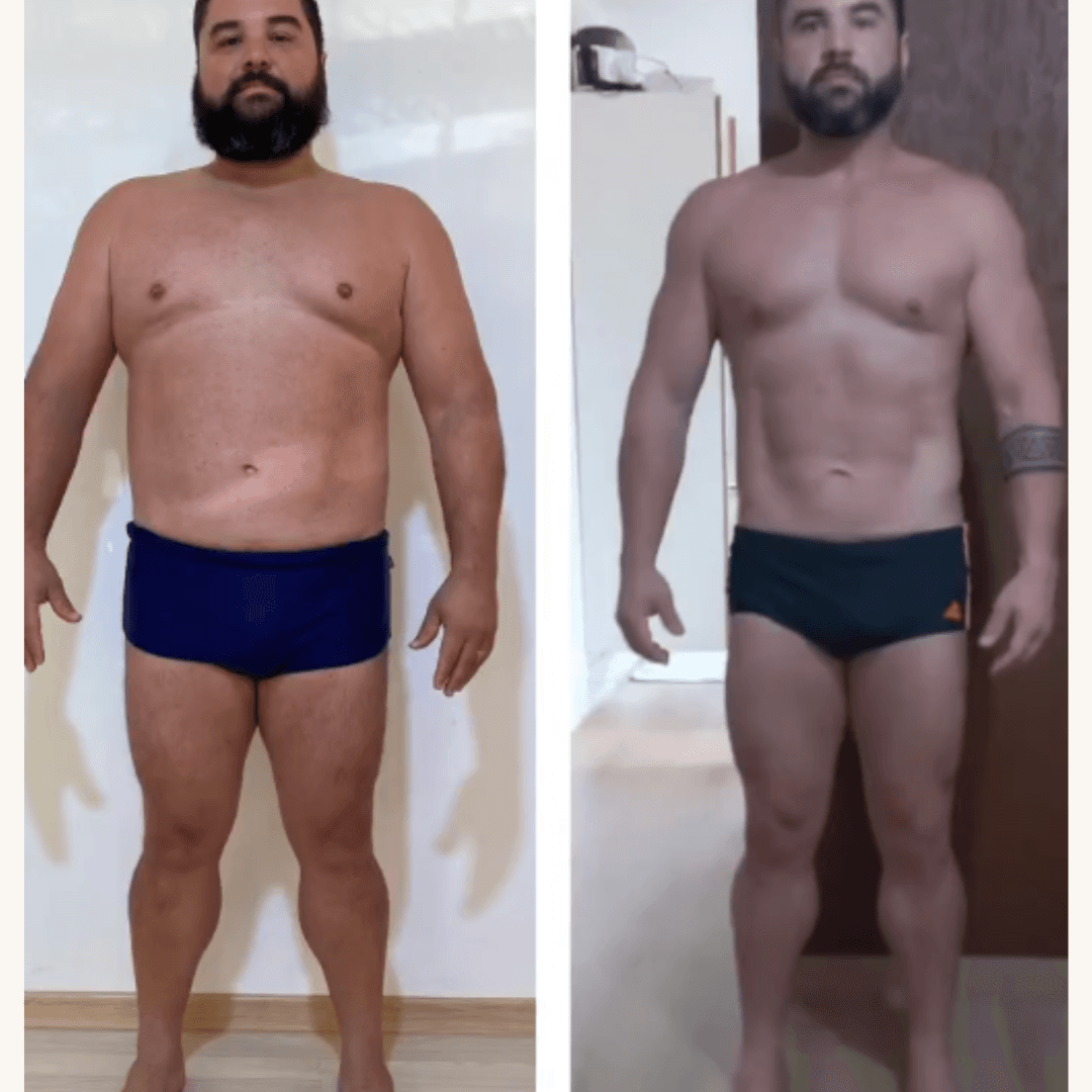 Resultado real antes e depois — participante 9